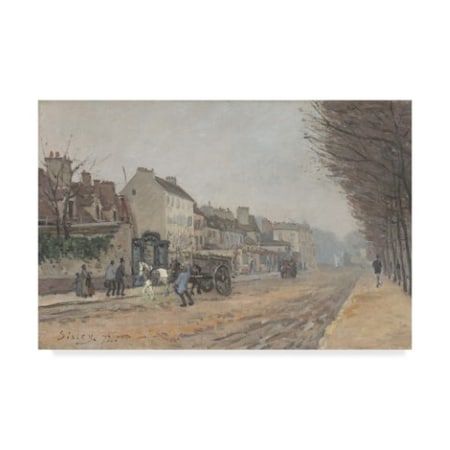 Alfred Sisley 'Boulevard Heloise Argenteuil' Canvas Art,16x24